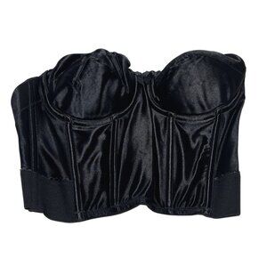Pretty Victoria's Secret Corset Bustier Size 36B New Condition Color Black‎